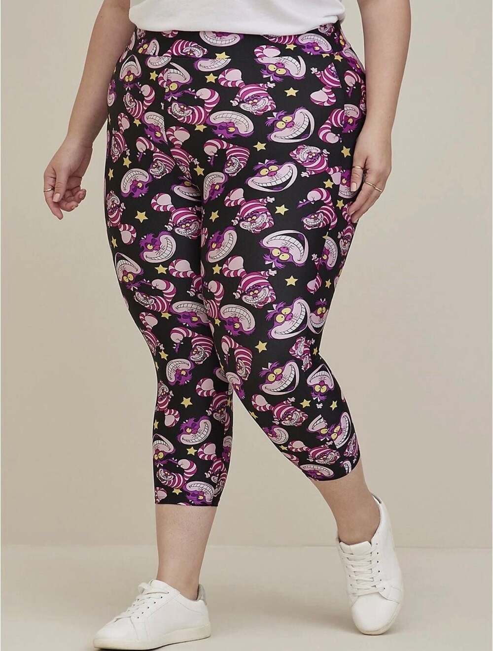 Disney Alice in Wonderland Cheshire Cat Capri Leggings